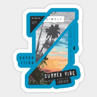 The Summer Vibe Sticker